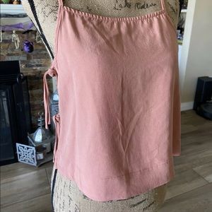 Mustard Seed Women’s Coral Tencel Lyocell Sleeveless Tank Top Size S NWT